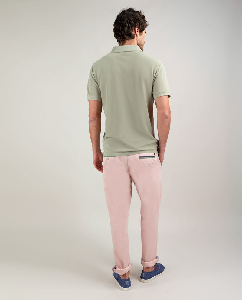 Polo Piqué Garment Dyed Kaki