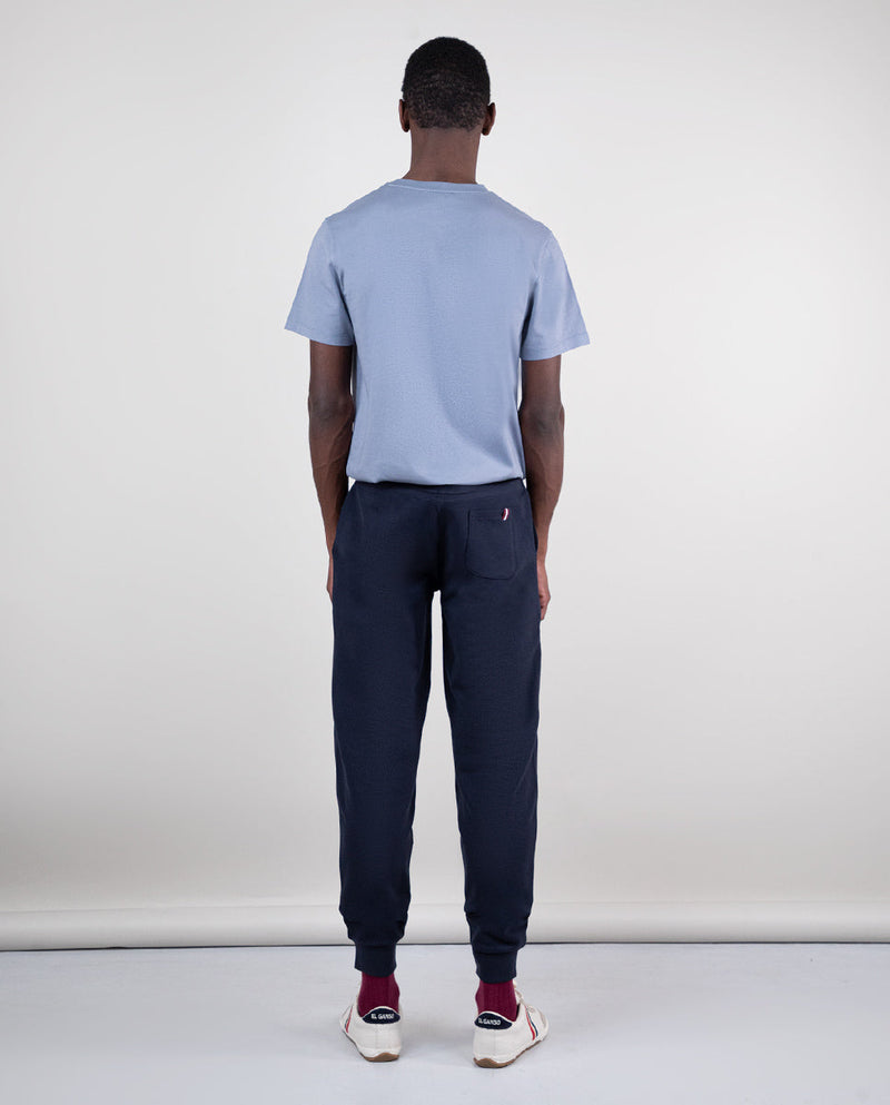 Camiseta Cuello Caja Garment Dyed Gris