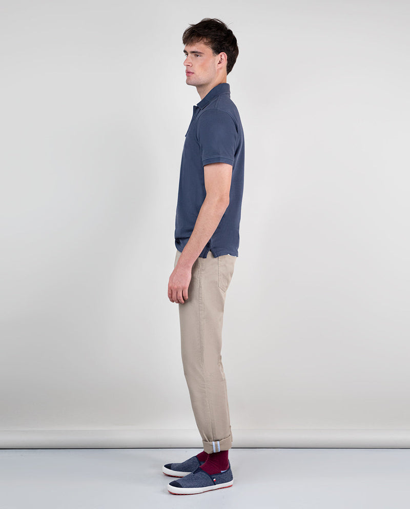 Polo Piqué Garment Dyed Marino Interseason