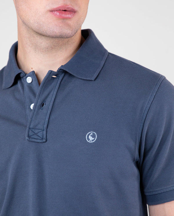 Polo Piqué Garment Dyed Marino Interseason