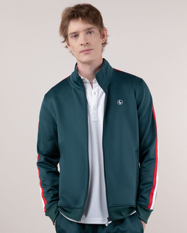 Sudadera Track Retro Verde