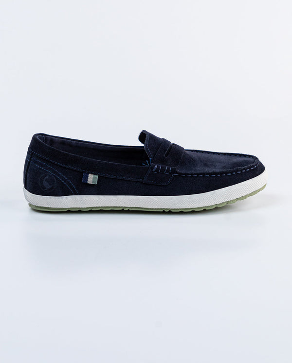 El Ganso | Milán Marino Suede Sneaker Azul Marino  para hombre.