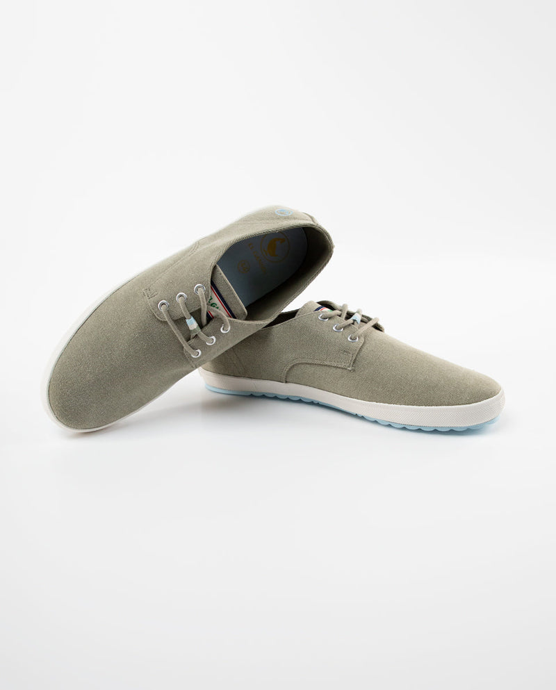 Derby Sneaker Canvas Verde