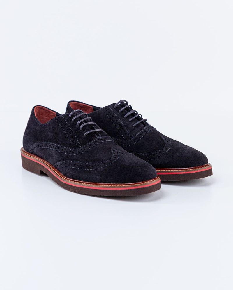 Zapato Oxford Ante Marino