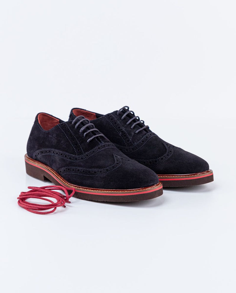 Zapato Oxford Ante Marino