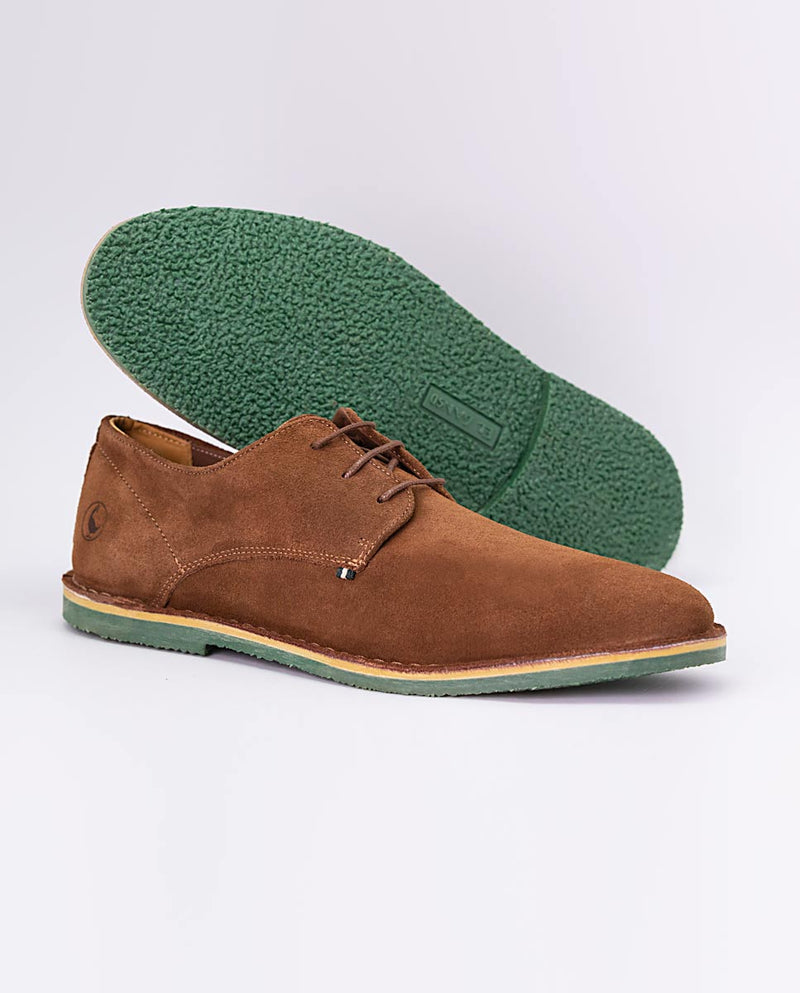 Zapato Guerrero Ante Camel