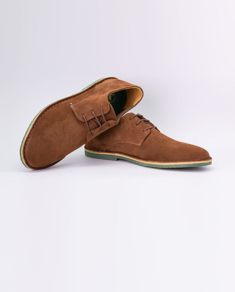 Zapato Guerrero Ante Camel