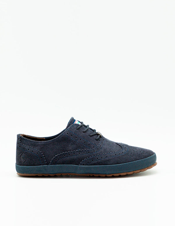 El Ganso | Oxford Marino Ante Sneaker Azul Marino  para hombre.