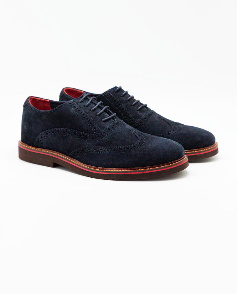 Zapato Oxford Ante Marino