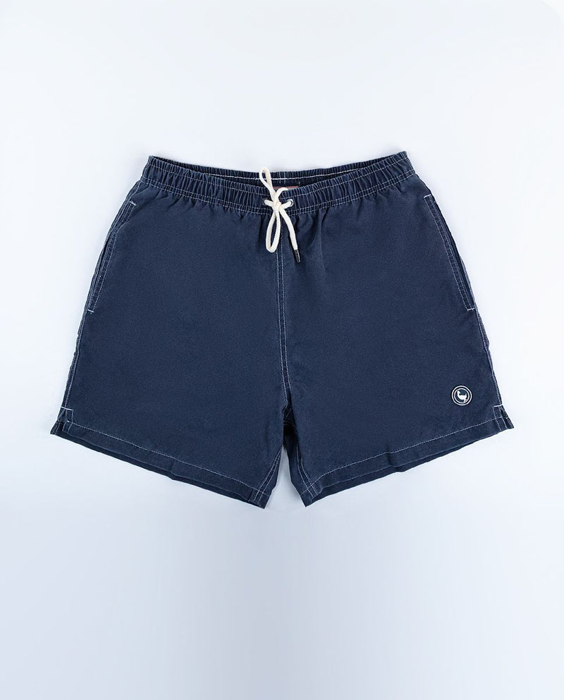 Bañador Liso Garment Dyed Marino