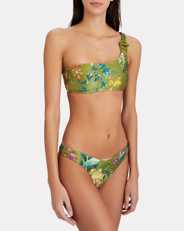 Bikini Tropicana Asymmetrical Verde