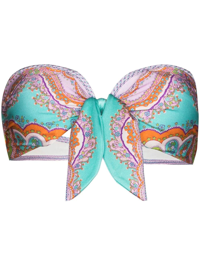 Bikini Top Lola Scarf Tie Multicolor