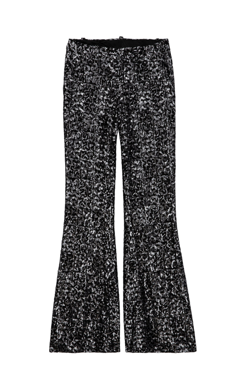 Pantalones Prevy Sequins Noir