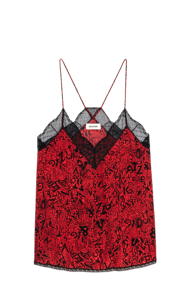 Top Caraco Christy Soft Wild Voltaire Crimson