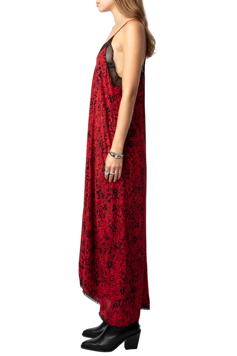 Vestido Risty Soft Wild Voltaire Crimson