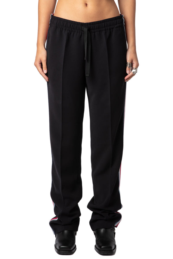 Pantalones Pomy Crepe Stone