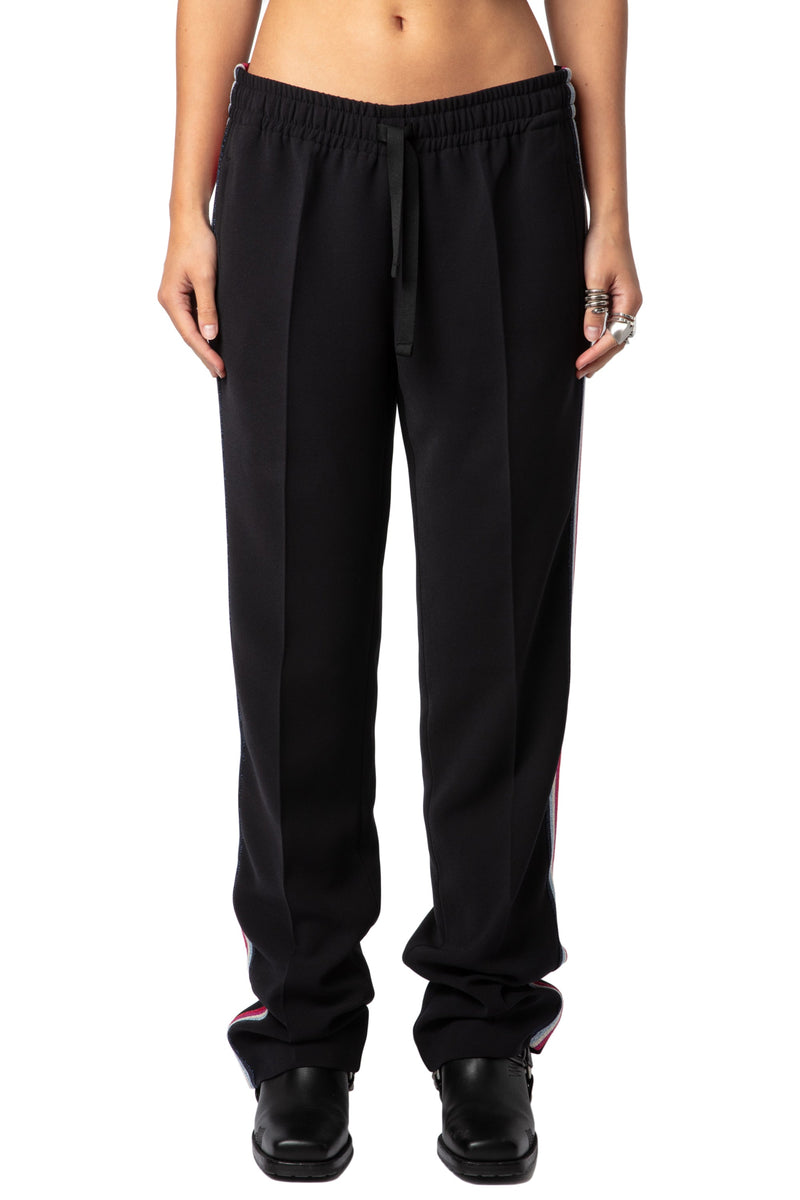 Pantalones Pomy Crepe Stone