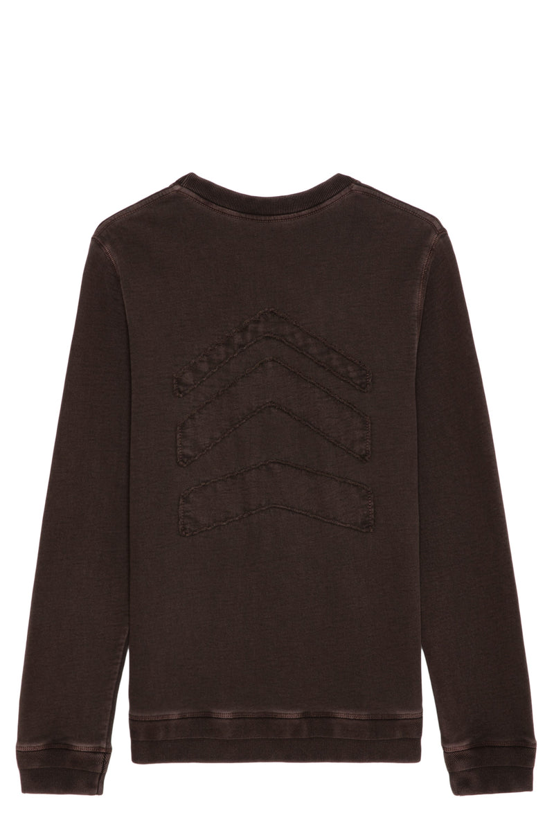 Sudadera Stony Slub Chevrons Arrow Patc Land