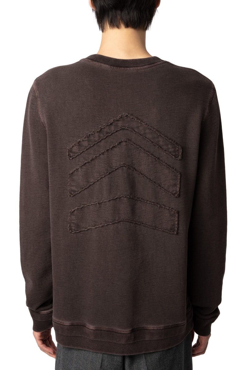 Sudadera Stony Slub Chevrons Arrow Patc Land