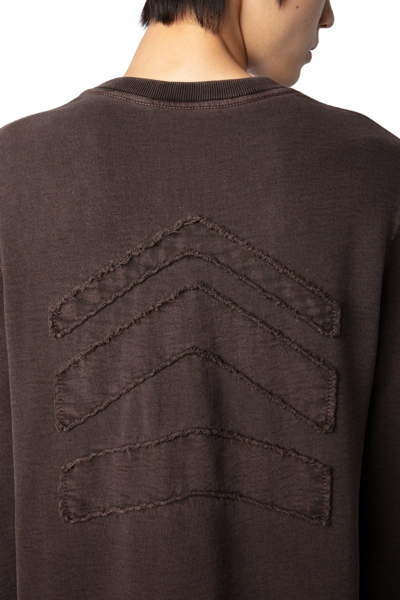 Sudadera Stony Slub Chevrons Arrow Patc Land