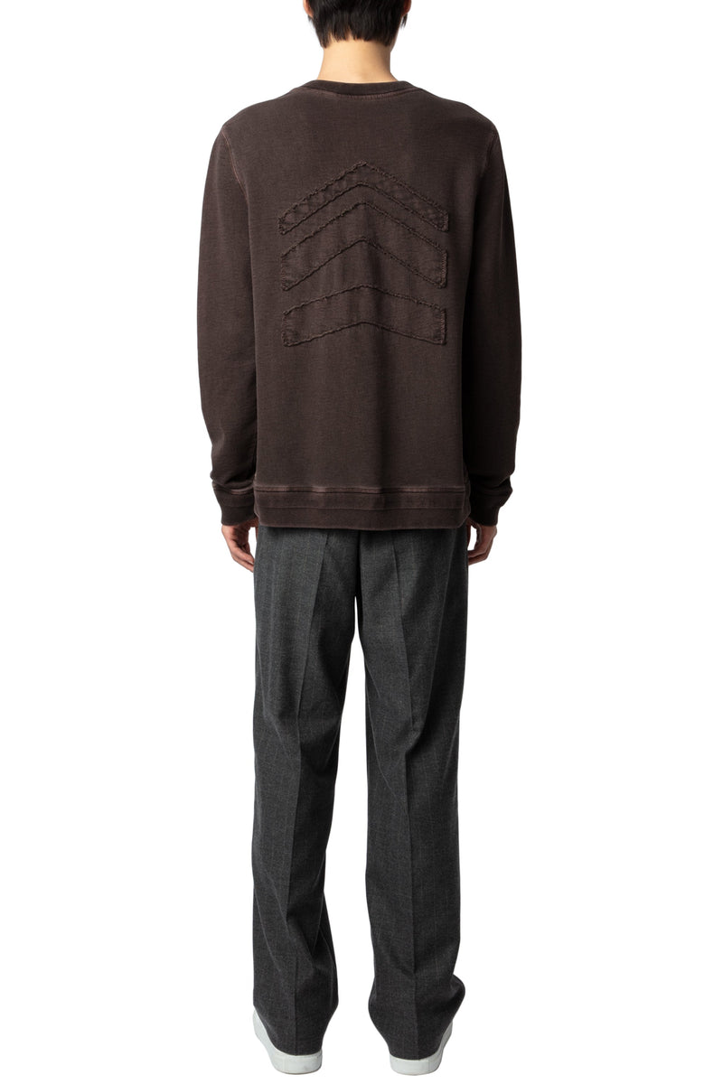 Sudadera Stony Slub Chevrons Arrow Patc Land