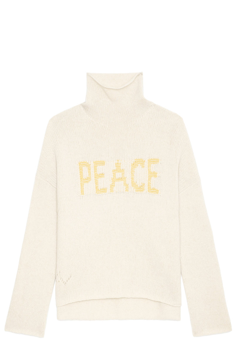 Sweater Almy We Peace Latte