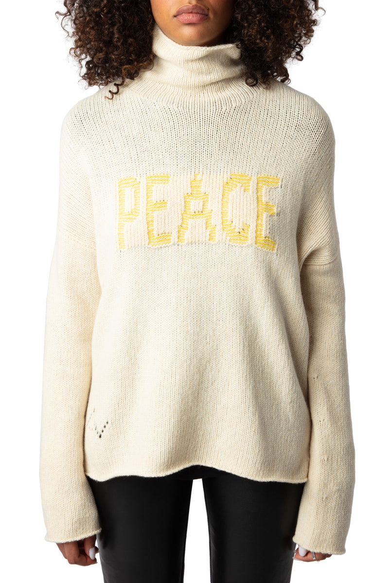 Sweater Almy We Peace Latte