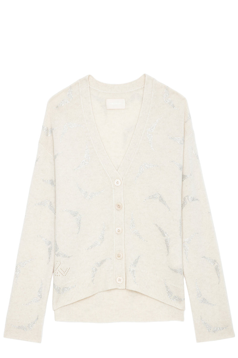Cardigan Mirka Strass Wings Flake