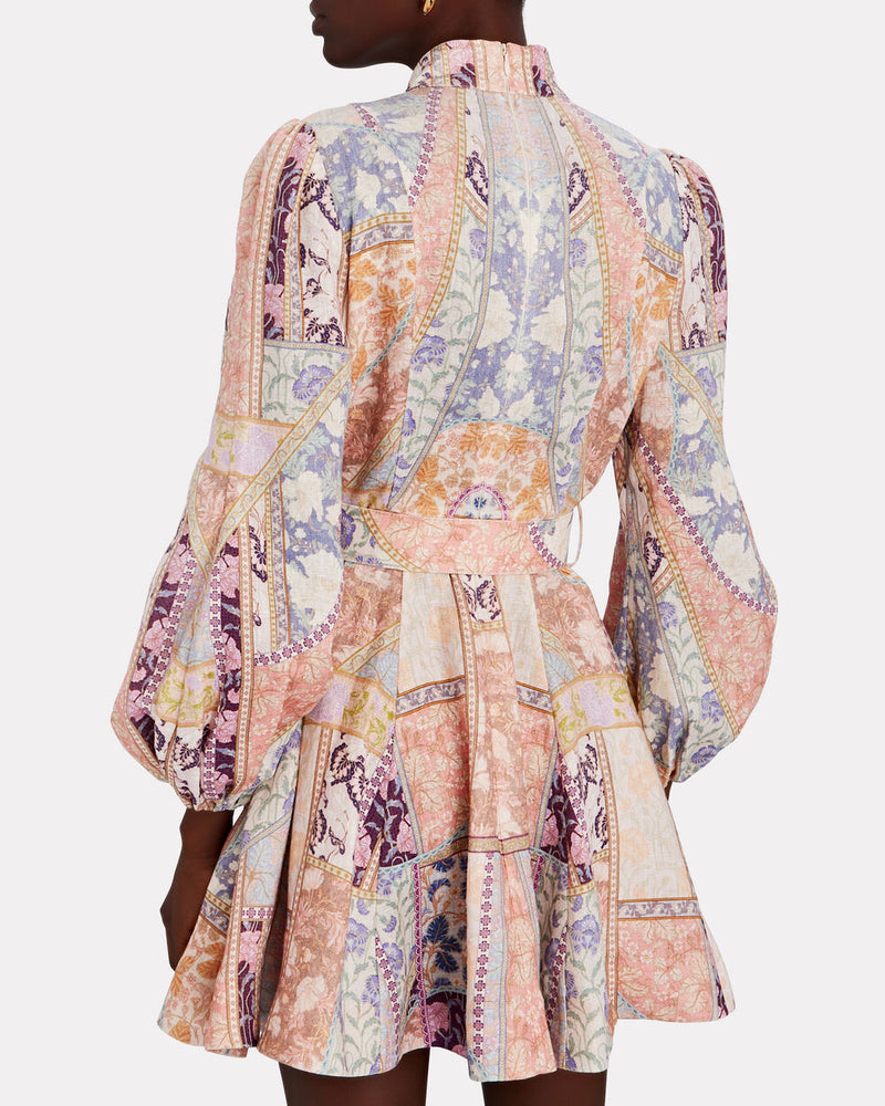 Vestido Casual Kaleidoscope Buttoned Rosa