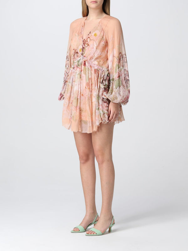 Vestido Formal Dancer Drawn Mini Rosa