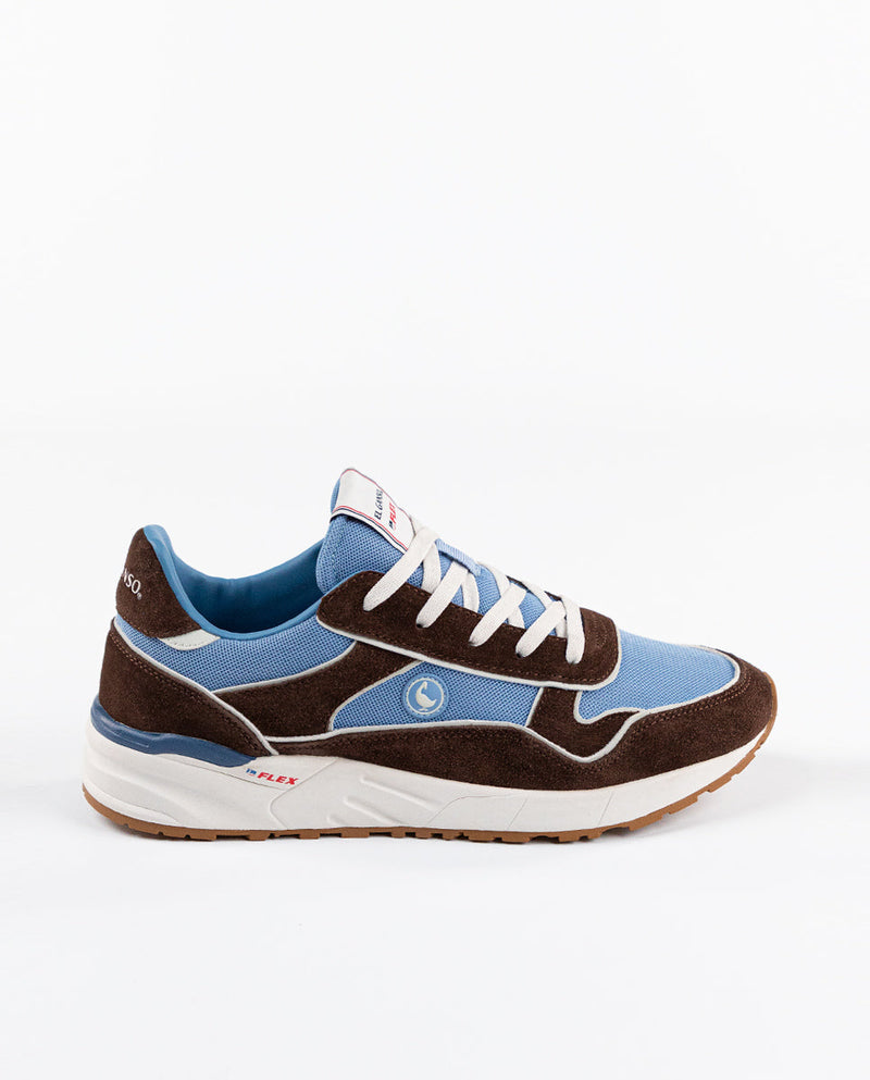 Zapatilla El Ganso & Flex Marrón Azul