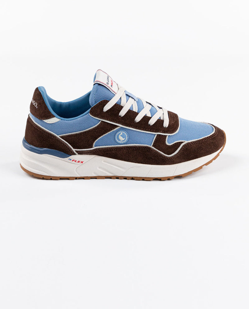 Zapatilla El Ganso & Flex Marrón Azul