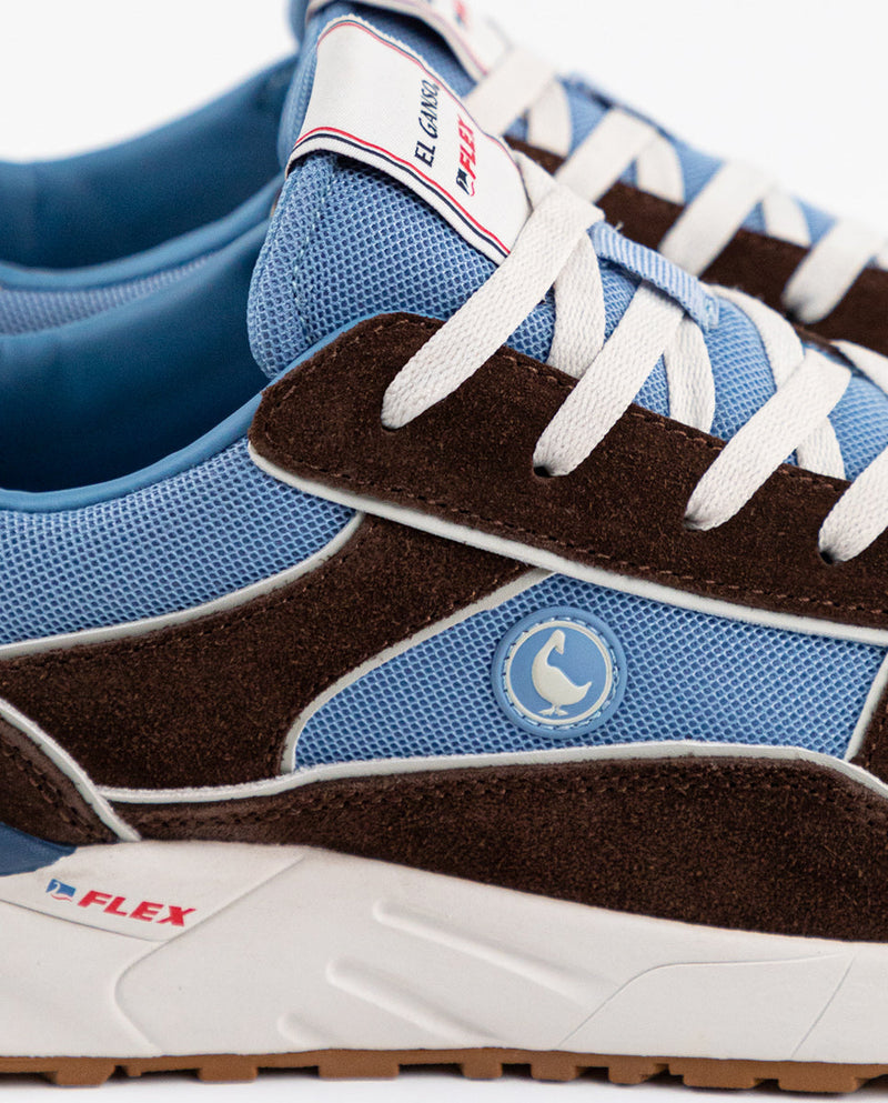 Zapatilla El Ganso & Flex Marrón Azul