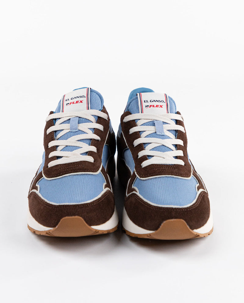 Zapatilla El Ganso & Flex Marrón Azul