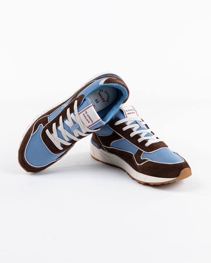 Zapatilla El Ganso & Flex Marrón Azul
