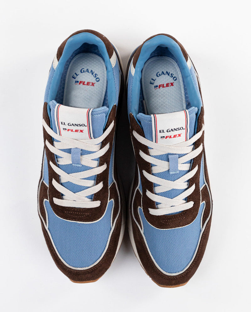 Zapatilla El Ganso & Flex Marrón Azul