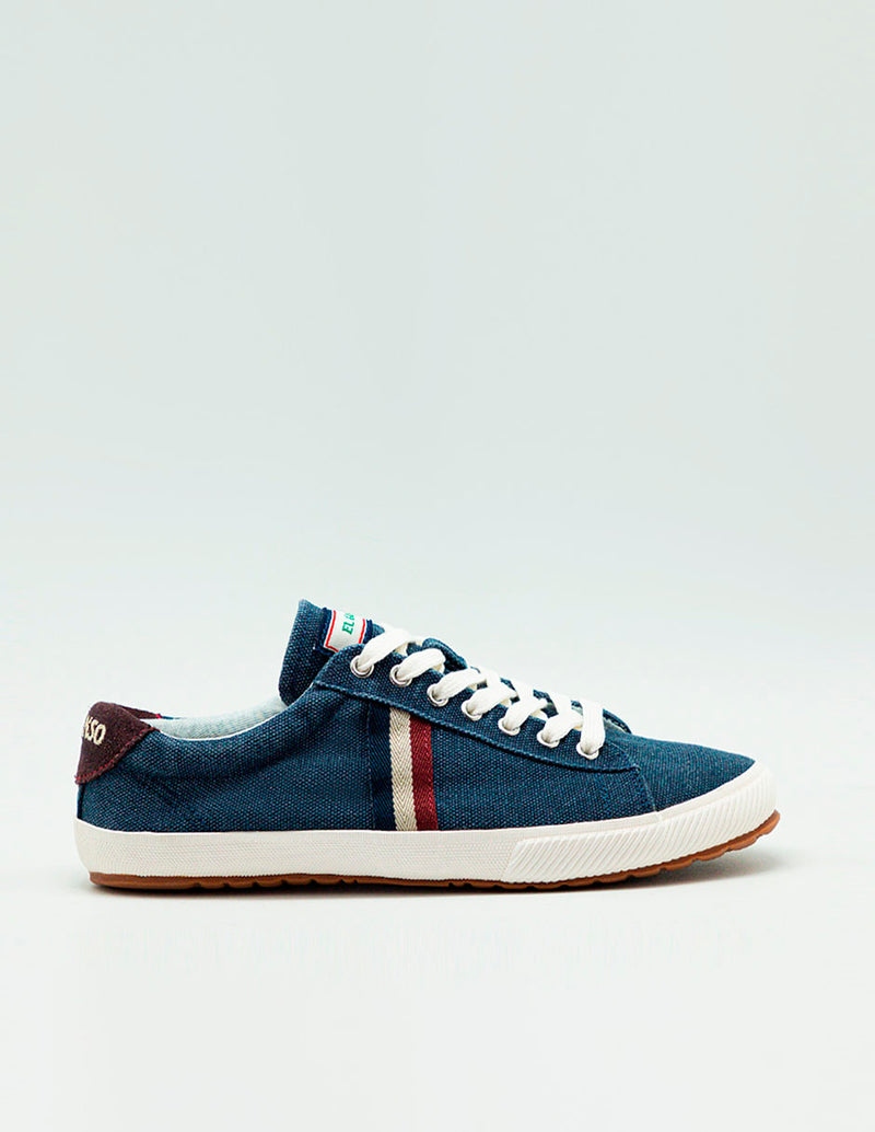 Low Top Washed Canvas Azul