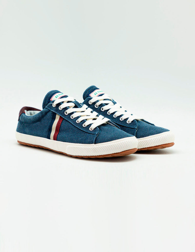 Low Top Washed Canvas Azul