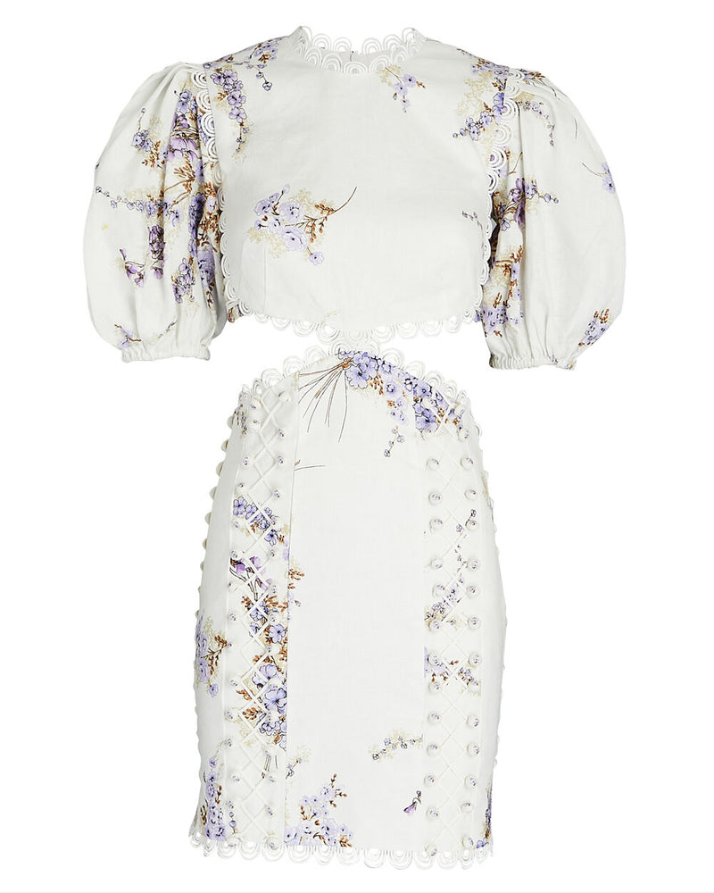 Vestido Casual Jude Cut Out Mini Lila