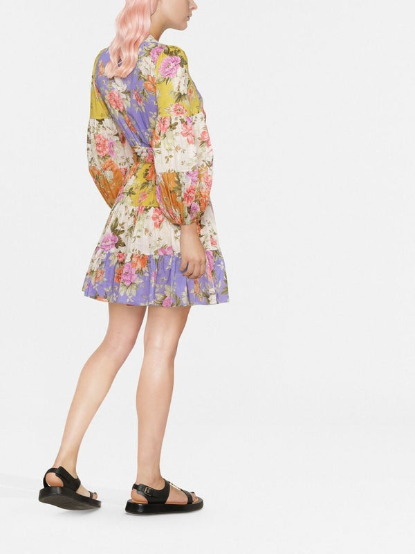 Vestido Casual Pattie Wrap Mini Naranja