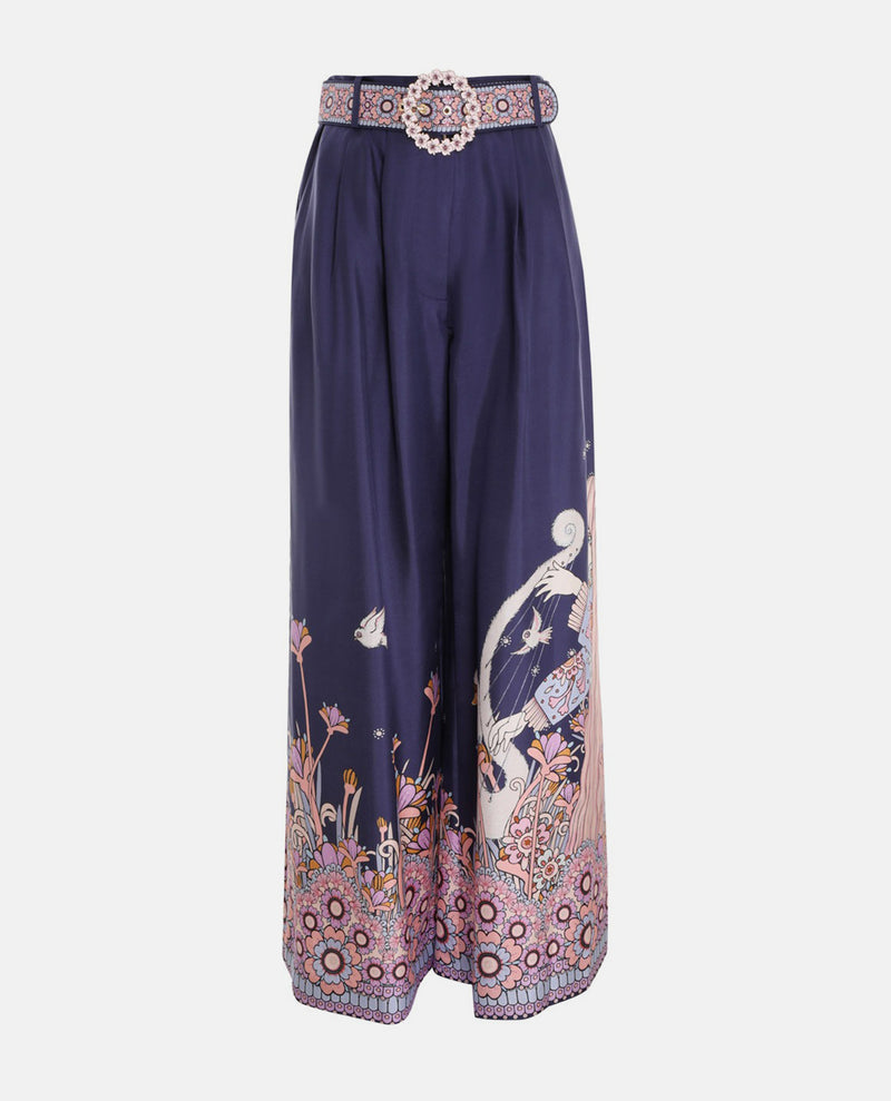 Pantalón Formal Celestial Wide Leg Marino