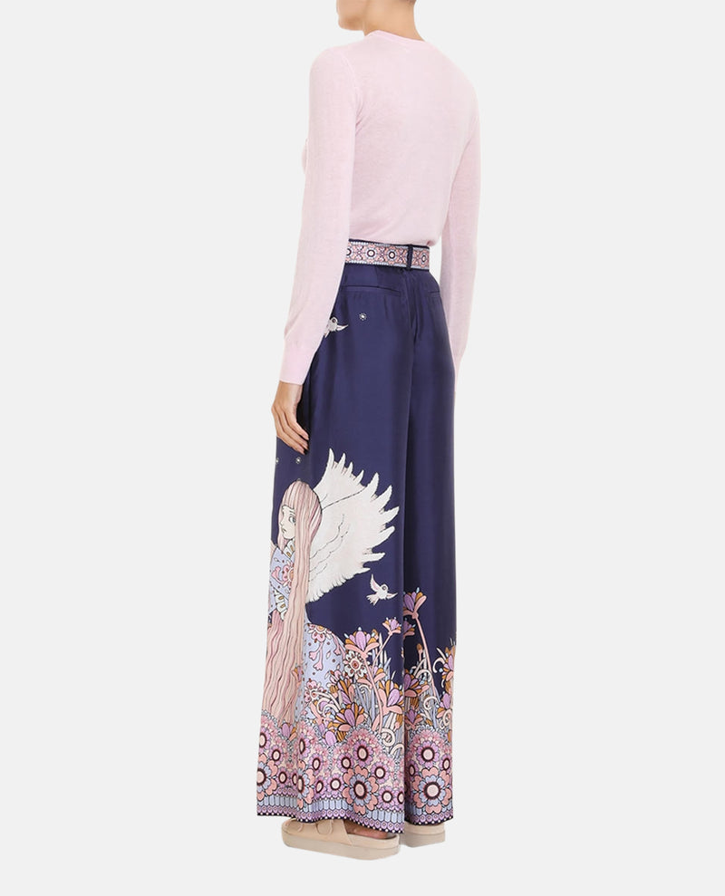Pantalón Formal Celestial Wide Leg Marino