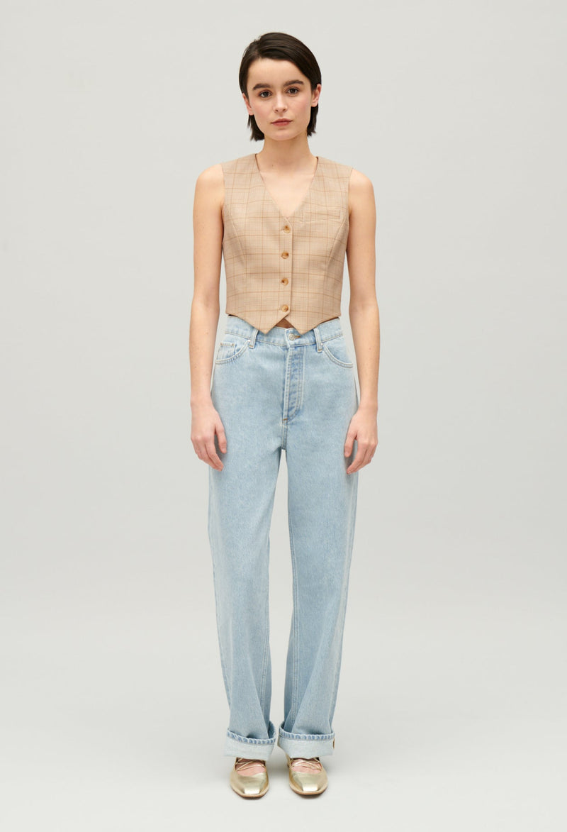 Claudie Pierlot | Vaqueros Jean-Louis azules para mujer.