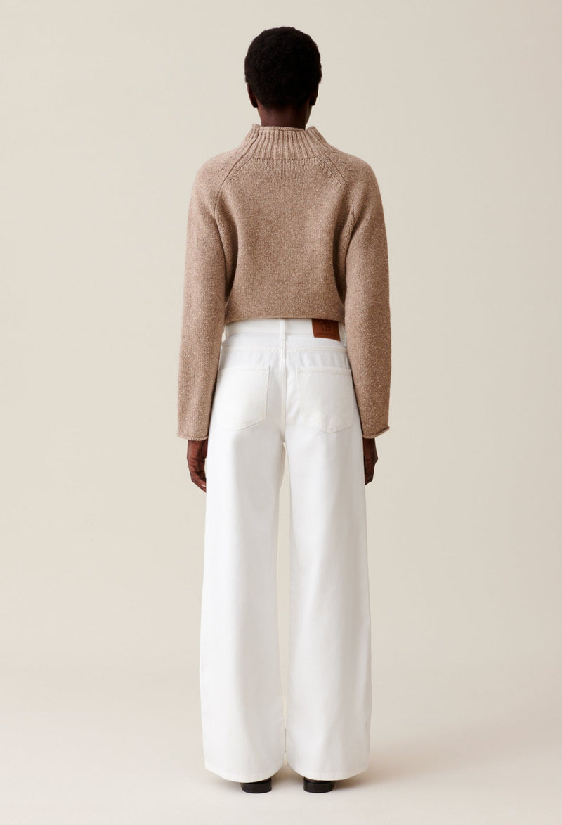 Claudie Pierlot | Vaquero Michel recto baggy en crudo para mujer.