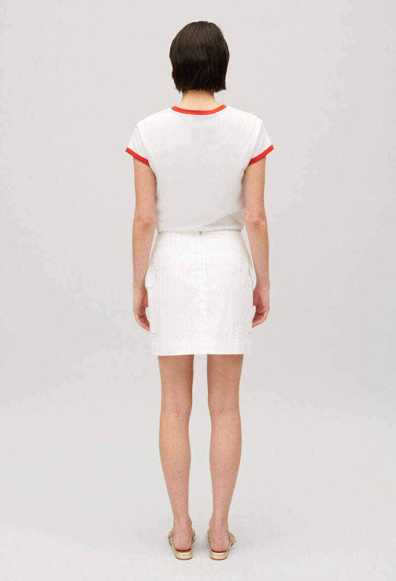 Claudie Pierlot | Minifalda blanca para mujer.