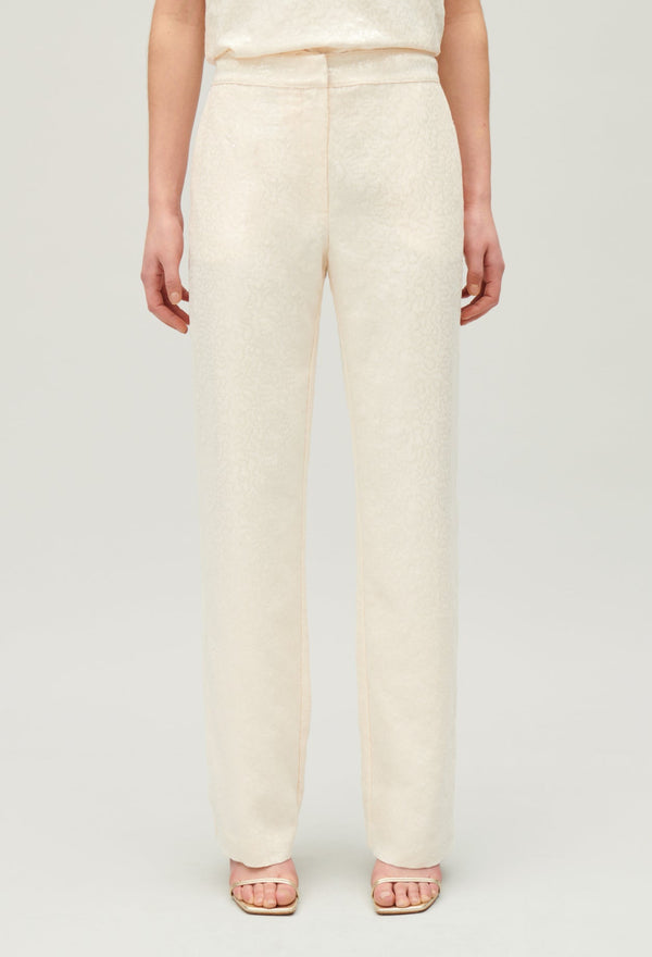 Claudie Pierlot | Pantalón de lentejuelas crudo para mujer.