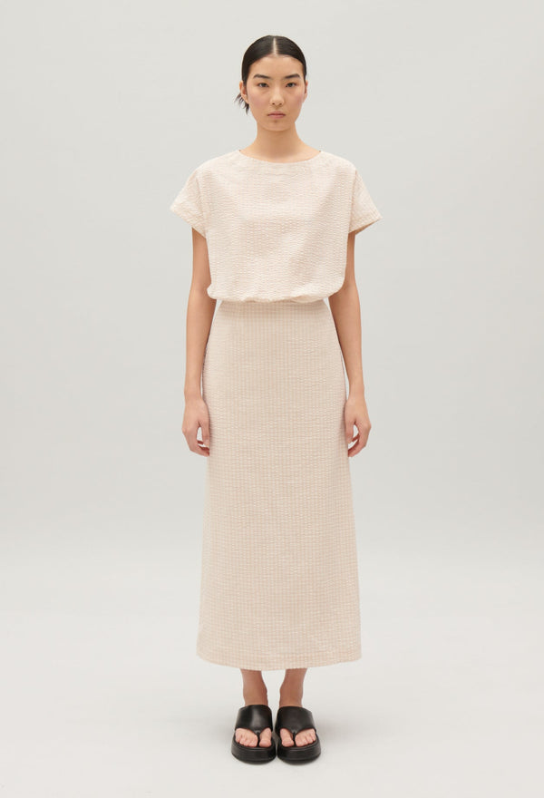 Claudie Pierlot | Vestido midi rayas para mujer.