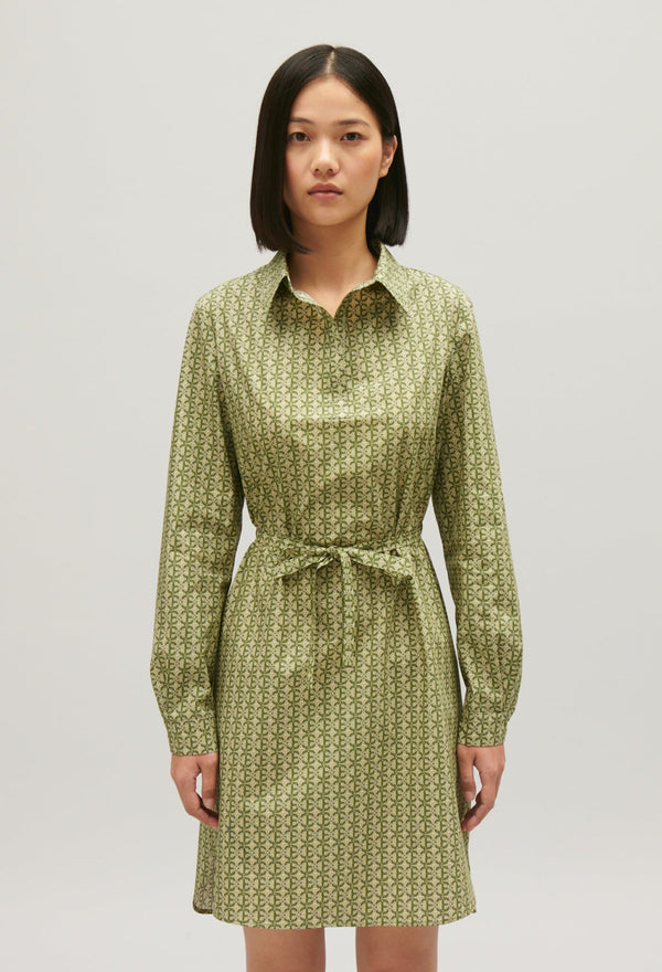 Claudie Pierlot | Vestido corto monograma verde para mujer.