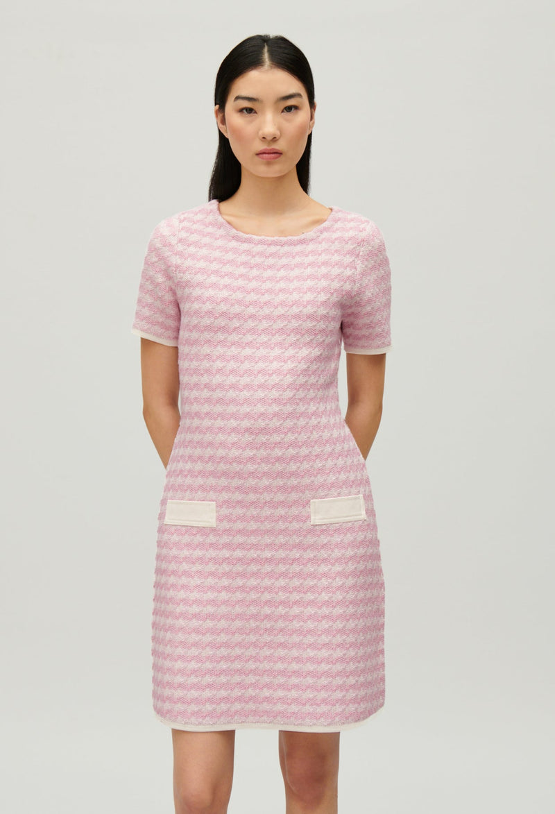 Claudie Pierlot | Vestido corto rosa para mujer.