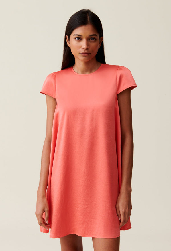 Claudie Pierlot | Vestido corto babydoll mandarina para mujer.